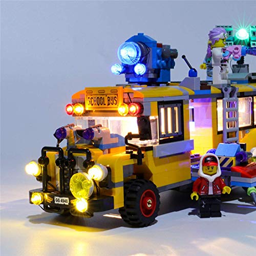 Light Set para Lego Side Hidden Paranormal Intercept Bus 3000 70423, kit de iluminación LED Compatible con 3 modos para LEGO Lado Ocultada Intercepción Paranormal Bus 3000 (modelo LEGO no incluido)