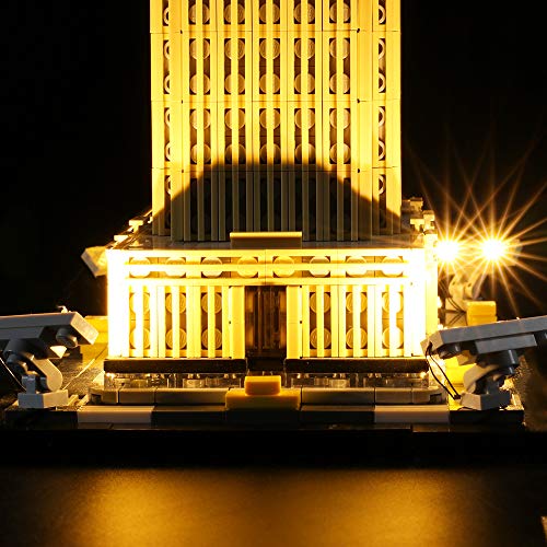 LIGHTAILING Conjunto de Luces (Architecture Empire State Building) Modelo de Construcción de Bloques - Kit de luz LED Compatible con Lego 21046 (NO Incluido en el Modelo)