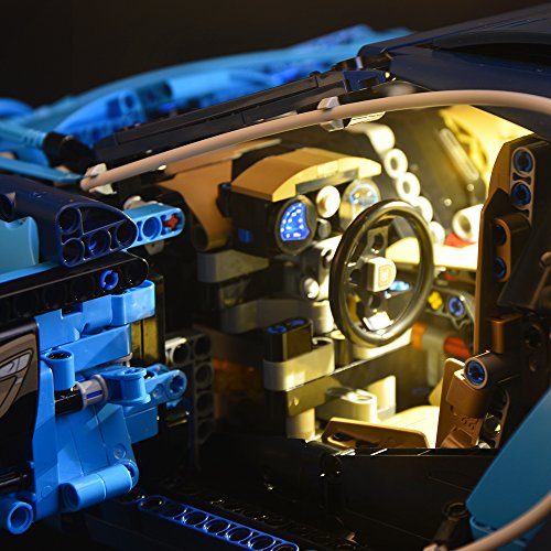 LIGHTAILING Conjunto de Luces (Bugatti Chiron) Modelo de Construcción de Bloques - Kit de luz LED Compatible con Lego 42083 (NO Incluido en el Modelo)