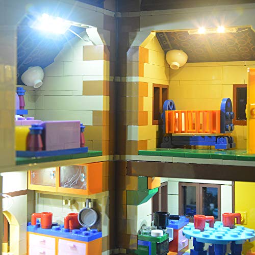 LIGHTAILING Conjunto de Luces (Casa De Los Simpsons) Modelo de Construcción de Bloques - Kit de luz LED Compatible con Lego 71006 (NO Incluido en el Modelo)