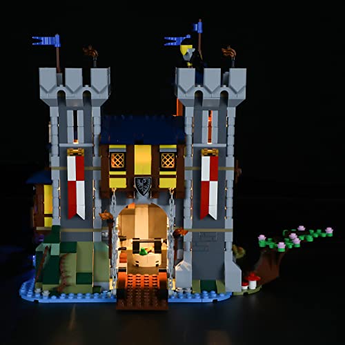 LIGHTAILING Conjunto de Luces Compatible con Lego 31120 Creator 3-in-1 Medieval Castle Modelo de Construcción de Bloques - NO Incluido en el Modelo