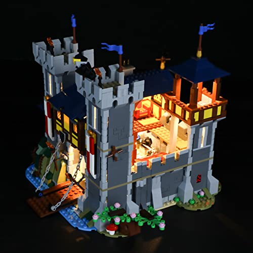 LIGHTAILING Conjunto de Luces Compatible con Lego 31120 Creator 3-in-1 Medieval Castle Modelo de Construcción de Bloques - NO Incluido en el Modelo