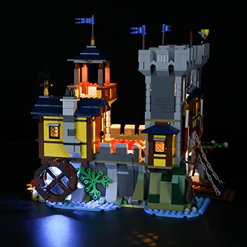 LIGHTAILING Conjunto de Luces Compatible con Lego 31120 Creator 3-in-1 Medieval Castle Modelo de Construcción de Bloques - NO Incluido en el Modelo