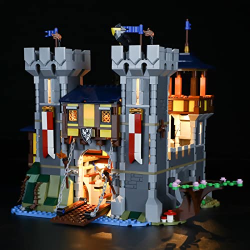 LIGHTAILING Conjunto de Luces Compatible con Lego 31120 Creator 3-in-1 Medieval Castle Modelo de Construcción de Bloques - NO Incluido en el Modelo