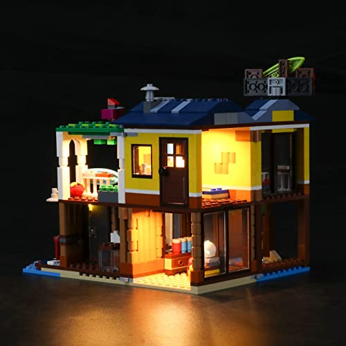 LIGHTAILING Conjunto de Luces (Creator 3-in-1 Casa Surfera en la Playa) Modelo de Construcción de Bloques - Kit de luz LED Compatible con Lego 31118 (NO Incluido en el Modelo)