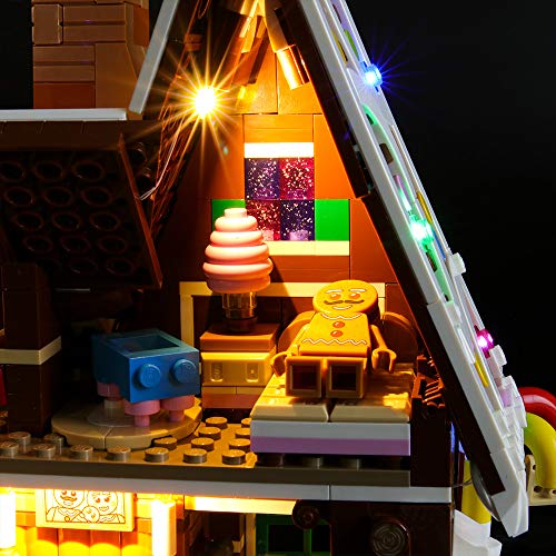 LIGHTAILING Conjunto de Luces (Creator Casa de Jengibre) Modelo de Construcción de Bloques - Kit de luz LED Compatible con Lego 10267 (NO Incluido en el Modelo)