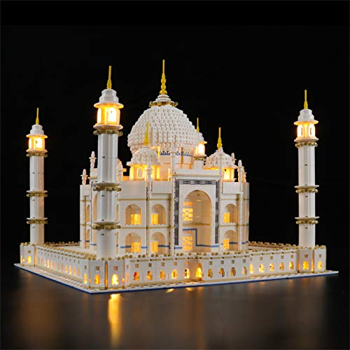 LIGHTAILING Conjunto de Luces (Creator Expert Taj Mahal) Modelo de Construcción de Bloques - Kit de luz LED Compatible con Lego 10256 (NO Incluido en el Modelo)