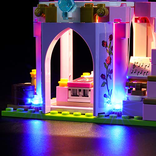 LIGHTAILING Conjunto de Luces (Disney Princess Celebración Real de Ariel, Aurora y Tiana) Modelo de Construcción de Bloques - Kit de luz LED Compatible con Lego 41162 (NO Incluido en el Modelo)