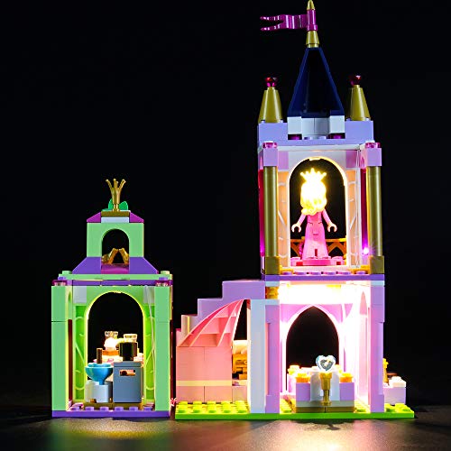 LIGHTAILING Conjunto de Luces (Disney Princess Celebración Real de Ariel, Aurora y Tiana) Modelo de Construcción de Bloques - Kit de luz LED Compatible con Lego 41162 (NO Incluido en el Modelo)