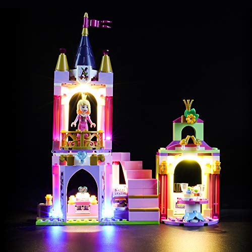 LIGHTAILING Conjunto de Luces (Disney Princess Celebración Real de Ariel, Aurora y Tiana) Modelo de Construcción de Bloques - Kit de luz LED Compatible con Lego 41162 (NO Incluido en el Modelo)