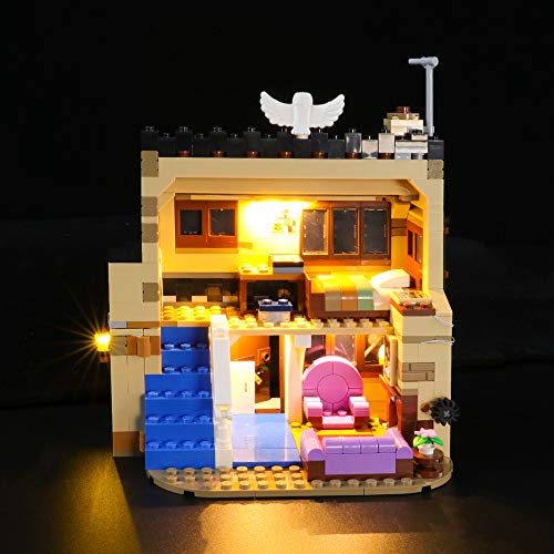 LIGHTAILING Conjunto de Luces (Harry Potter Número 4 de Privet Drive) Modelo de Construcción de Bloques - Kit de luz LED Compatible con Lego 75968 (NO Incluido en el Modelo)