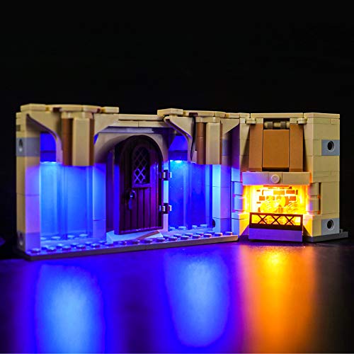 LIGHTAILING Conjunto de Luces (Harry Potter Sala de los Menesteres de Hogwarts) Modelo de Construcción de Bloques - Kit de luz LED Compatible con Lego 75966(NO Incluido en el Modelo)