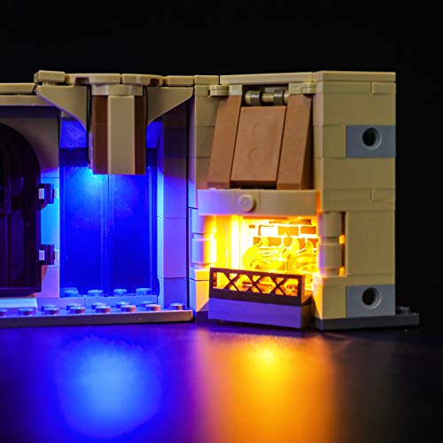 LIGHTAILING Conjunto de Luces (Harry Potter Sala de los Menesteres de Hogwarts) Modelo de Construcción de Bloques - Kit de luz LED Compatible con Lego 75966(NO Incluido en el Modelo)