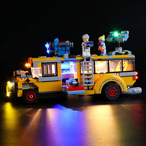 LIGHTAILING Conjunto de Luces (Hidden Side Autobús de Intercepción) Modelo de Construcción de Bloques - Kit de luz LED Compatible con Lego 70423 (NO Incluido en el Modelo)