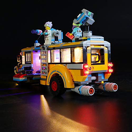 LIGHTAILING Conjunto de Luces (Hidden Side Autobús de Intercepción) Modelo de Construcción de Bloques - Kit de luz LED Compatible con Lego 70423 (NO Incluido en el Modelo)