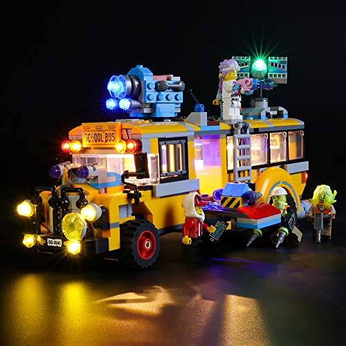 LIGHTAILING Conjunto de Luces (Hidden Side Autobús de Intercepción) Modelo de Construcción de Bloques - Kit de luz LED Compatible con Lego 70423 (NO Incluido en el Modelo)