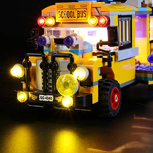 LIGHTAILING Conjunto de Luces (Hidden Side Autobús de Intercepción) Modelo de Construcción de Bloques - Kit de luz LED Compatible con Lego 70423 (NO Incluido en el Modelo)