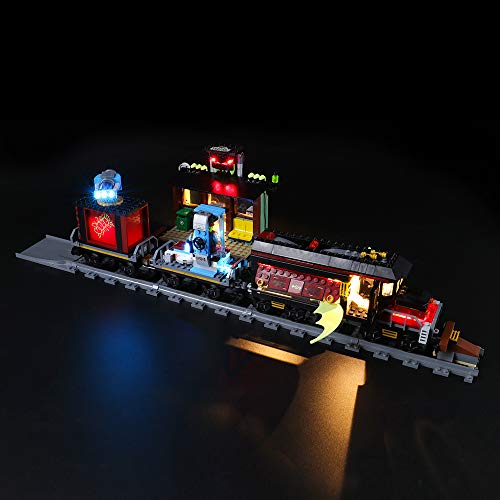 LIGHTAILING Conjunto de Luces (Hidden Side Expreso Fantasma) Modelo de Construcción de Bloques - Kit de luz LED Compatible con Lego 70424 (NO Incluido en el Modelo)