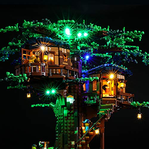 LIGHTAILING Conjunto de Luces (Ideas La Casa del árbol) Modelo de Construcción de Bloques - Kit de luz LED Compatible con Lego 21318 (NO Incluido en el Modelo)