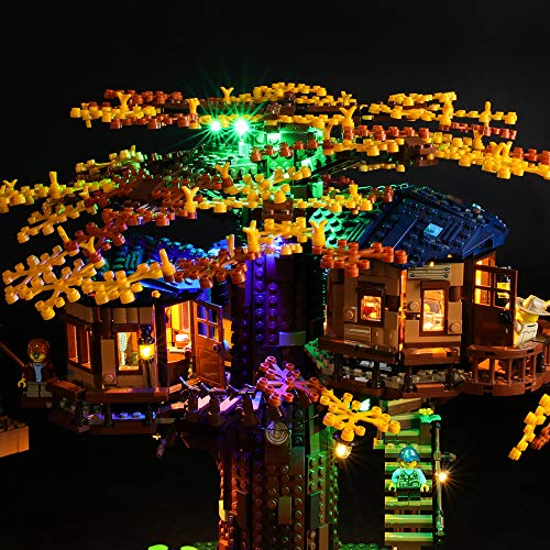 LIGHTAILING Conjunto de Luces (Ideas La Casa del árbol) Modelo de Construcción de Bloques - Kit de luz LED Compatible con Lego 21318 (NO Incluido en el Modelo)