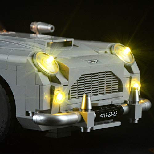 LIGHTAILING Conjunto de Luces (James Bond) Modelo de Construcción de Bloques - Kit de luz LED Compatible con Lego 10262 (NO Incluido en el Modelo)