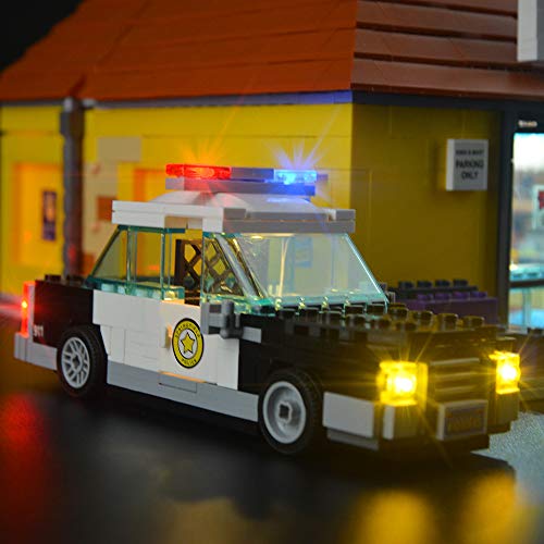 LIGHTAILING Conjunto de Luces (Simpsons The Kwik-E-Mart) Modelo de Construcción de Bloques - Kit de luz LED Compatible con Lego 71016(NO Incluido en el Modelo)