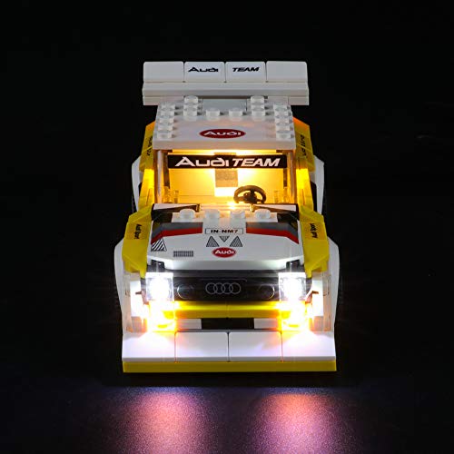 LIGHTAILING Conjunto de Luces (Speed Champions 1985 Sport Quattro S1) Modelo de Construcción de Bloques - Kit de luz LED Compatible con Lego 76897 (NO Incluido en el Modelo)