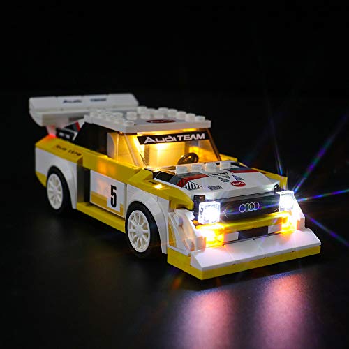 LIGHTAILING Conjunto de Luces (Speed Champions 1985 Sport Quattro S1) Modelo de Construcción de Bloques - Kit de luz LED Compatible con Lego 76897 (NO Incluido en el Modelo)