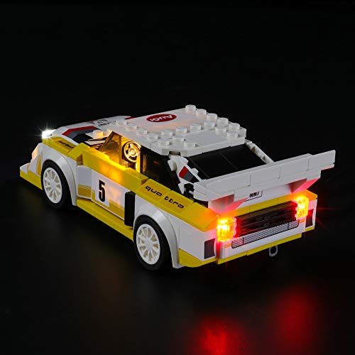 LIGHTAILING Conjunto de Luces (Speed Champions 1985 Sport Quattro S1) Modelo de Construcción de Bloques - Kit de luz LED Compatible con Lego 76897 (NO Incluido en el Modelo)