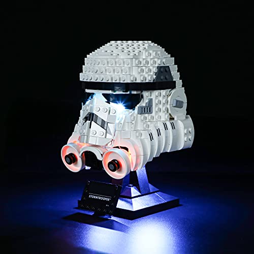 LIGHTAILING Conjunto de Luces (Star Wars Casco de Soldado de Asalto) Modelo de Construcción de Bloques - Kit de luz LED Compatible con Lego 75276 (NO Incluido en el Modelo)