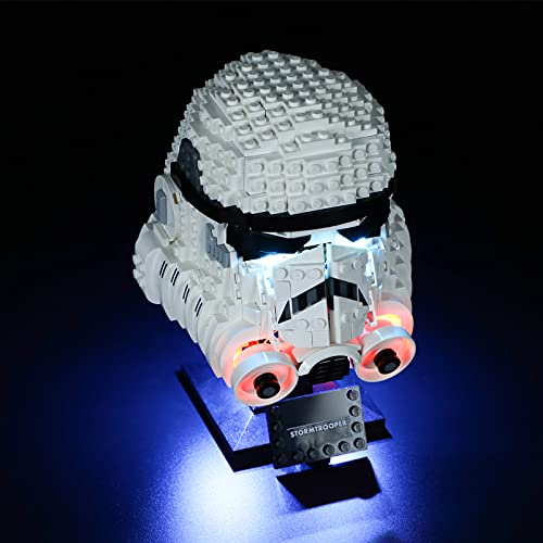 LIGHTAILING Conjunto de Luces (Star Wars Casco de Soldado de Asalto) Modelo de Construcción de Bloques - Kit de luz LED Compatible con Lego 75276 (NO Incluido en el Modelo)