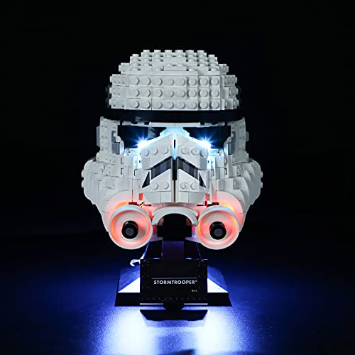 LIGHTAILING Conjunto de Luces (Star Wars Casco de Soldado de Asalto) Modelo de Construcción de Bloques - Kit de luz LED Compatible con Lego 75276 (NO Incluido en el Modelo)