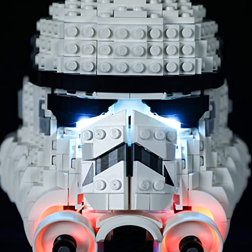 LIGHTAILING Conjunto de Luces (Star Wars Casco de Soldado de Asalto) Modelo de Construcción de Bloques - Kit de luz LED Compatible con Lego 75276 (NO Incluido en el Modelo)