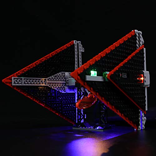 LIGHTAILING Conjunto de Luces (Star Wars Caza Tie Sith) Modelo de Construcción de Bloques - Kit de luz LED Compatible con Lego 75272(NO Incluido en el Modelo)