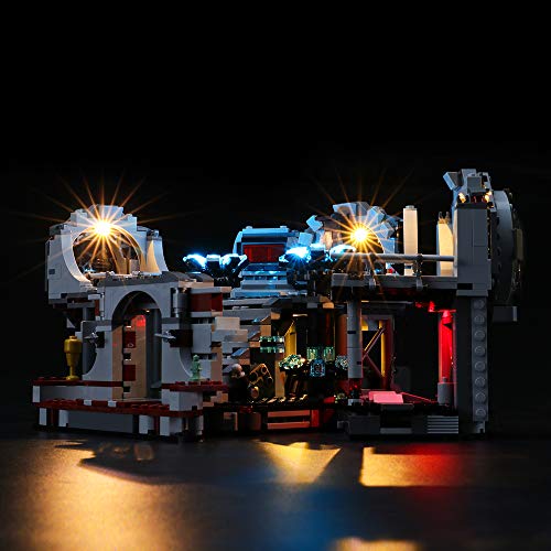 LIGHTAILING Conjunto de Luces (Star Wars Duelo Final en la Estrella de la Muerte) Modelo de Construcción de Bloques - Kit de luz LED Compatible con Lego 75291 (NO Incluido en el Modelo)