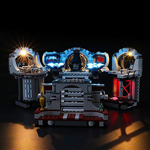 LIGHTAILING Conjunto de Luces (Star Wars Duelo Final en la Estrella de la Muerte) Modelo de Construcción de Bloques - Kit de luz LED Compatible con Lego 75291 (NO Incluido en el Modelo)