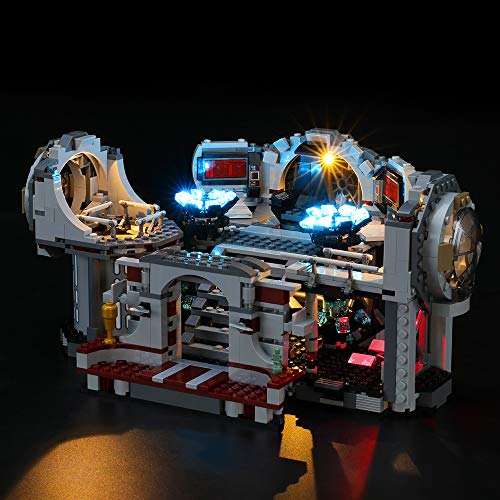 LIGHTAILING Conjunto de Luces (Star Wars Duelo Final en la Estrella de la Muerte) Modelo de Construcción de Bloques - Kit de luz LED Compatible con Lego 75291 (NO Incluido en el Modelo)