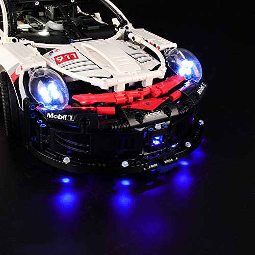 LIGHTAILING Conjunto de Luces (Technic 911 RSR) Modelo de Construcción de Bloques - Kit de luz LED Compatible con Lego 42096 (NO Incluido en el Modelo)