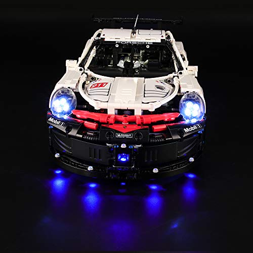 LIGHTAILING Conjunto de Luces (Technic 911 RSR) Modelo de Construcción de Bloques - Kit de luz LED Compatible con Lego 42096 (NO Incluido en el Modelo)