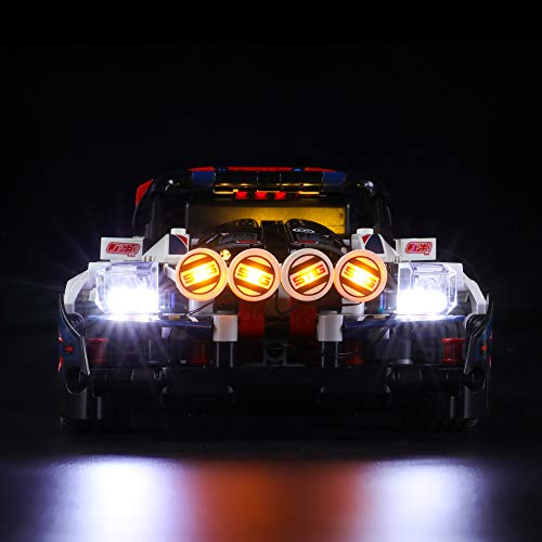 LIGHTAILING Conjunto de Luces (Technic Coche de Rally Top Gear) Modelo de Construcción de Bloques - Kit de luz LED Compatible con Lego 42109 (NO Incluido en el Modelo)