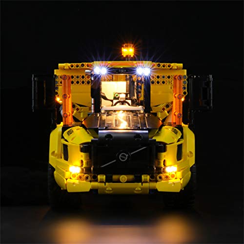 LIGHTAILING Conjunto de Luces (Technic Dúmper Articulado Volvo 6x6) Modelo de Construcción de Bloques - Kit de luz LED Compatible con Lego 42114 (NO Incluido en el Modelo)