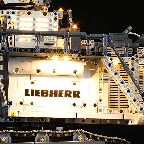 LIGHTAILING Conjunto de Luces (Technic Excavadora Liebherr R 9800) Modelo de Construcción de Bloques - Kit de luz LED Compatible con Lego 42100 (NO Incluido en el Modelo)