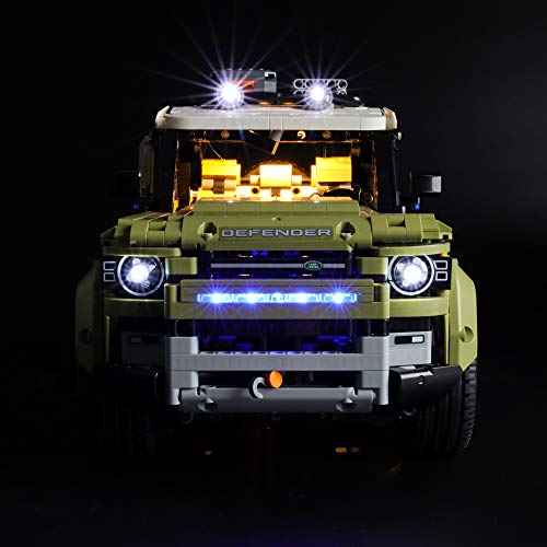 LIGHTAILING Conjunto de Luces (Technic Land Rover Defender) Modelo de Construcción de Bloques - Kit de luz LED Compatible con Lego 42110 (NO Incluido en el Modelo)