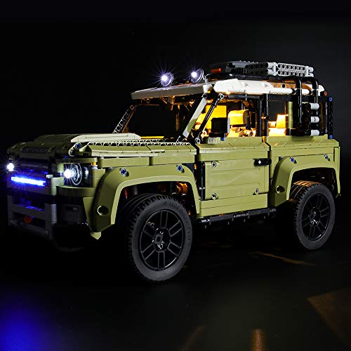 LIGHTAILING Conjunto de Luces (Technic Land Rover Defender) Modelo de Construcción de Bloques - Kit de luz LED Compatible con Lego 42110 (NO Incluido en el Modelo)