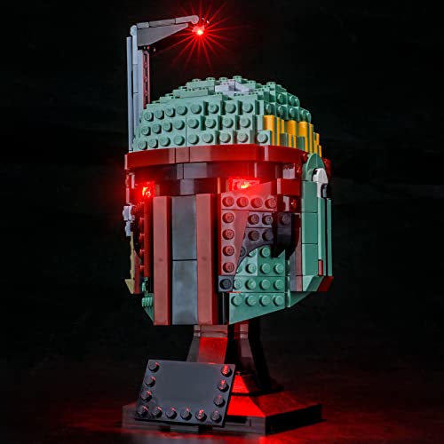 LIGHTAILING Juego de luces para Star Wars Boba Fett-Helmet Building Blocks Model – Kit de luz LED compatible con Lego 75277 (no incluye el modelo)