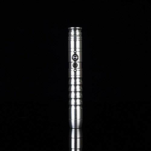 Lightsaber Rgb para colorear papel juega Luke Skywalker sable de luz Jedi Sith Force Fx Duel sonido alto regalo. Plata