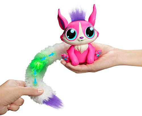 Lil’ Gleemerz Adorbrite, juguete interactivo rosa con luces y sonidos para niños +5 años (Mattel GLL06)