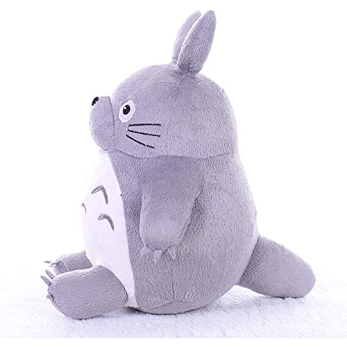 Lindo mi Vecino Totoro de Peluche de Juguete Hayao Miyazaki muñeca de Juguete Suave Almohada cojín para niños niña Regalo decoración del hogar y cumpleaños,30CM