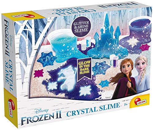 Lisciani - Frozen 2 Reina de las Nieves Crystal Slime - Juego educativo creativo para niñas a partir de 5 años (73689)