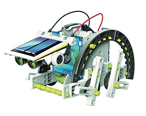 Lisciani Giochi, Scienze Hi Tech, Robot, 14 modelos, energía solar, Multicolor, 33 x 25 cm (73252)